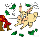 Dibujo Conejo pintado por ffaf
