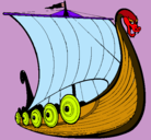 Dibujo Barco vikingo pintado por kjtreriie0p00