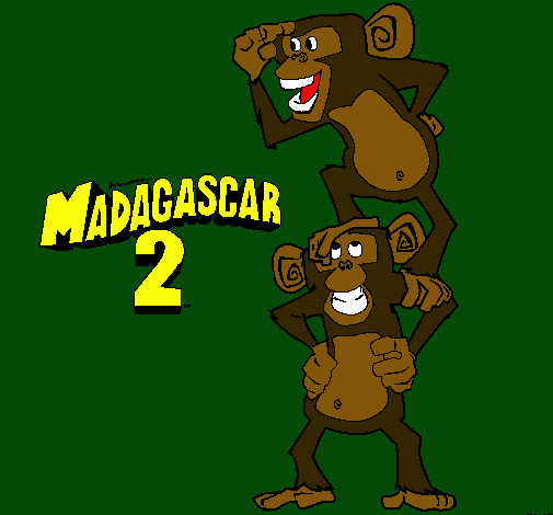 Madagascar 2 Manson y Phil