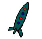 Dibujo Cohete II pintado por vanessa