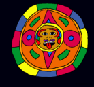 Dibujo Calendario maya pintado por Diianita