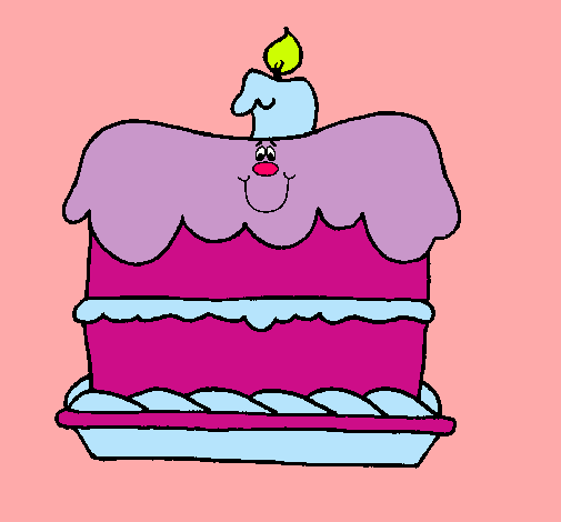 Pastel de cumpleaños