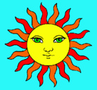 Dibujo Sol pintado por cristinaochoa
