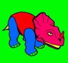 Dibujo Triceratops II pintado por Arnau