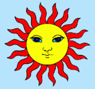 Dibujo Sol pintado por cristynapolet