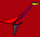 Dibujo Guitarra eléctrica II pintado por isatk fan