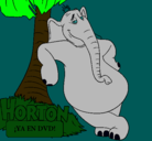 Dibujo Horton pintado por FabrizzioRuizArreola