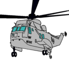 Dibujo Helicóptero al rescate pintado por alex