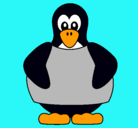 Dibujo Pingüino pintado por mau