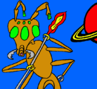 Dibujo Hormiga alienigena pintado por emiliobosch