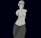 Dibujo Venus de Milo pintado por CaRo