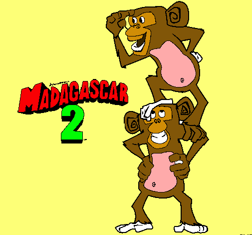 Madagascar 2 Manson y Phil