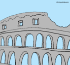 Dibujo Coliseo pintado por male