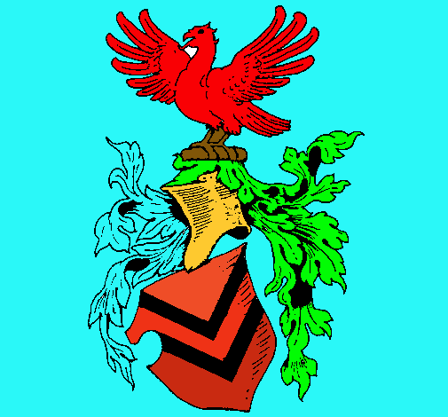 Escudo de armas y aguila 