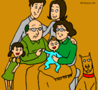 Dibujo Familia pintado por eduardozair