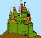 Dibujo Castillo medieval pintado por pitulingi