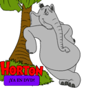 Dibujo Horton pintado por daniela