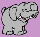 Dibujo Elefante pintado por ximena.n.a.