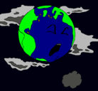 Dibujo Tierra enferma pintado por Laura6646