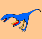 Dibujo Velociraptor II pintado por arito