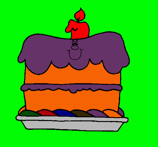 Pastel de cumpleaños