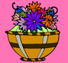 Dibujo Cesta de flores 11 pintado por conzuelorivas