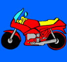 Dibujo Motocicleta pintado por matias