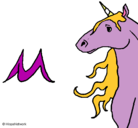 Dibujo Unicornio pintado por MarMedina
