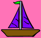Dibujo Barco velero pintado por maria2006