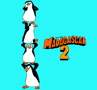 Dibujo Madagascar 2 Pingüinos pintado por yolachladevillajuare