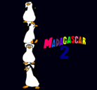 Dibujo Madagascar 2 Pingüinos pintado por susanagiraldoR