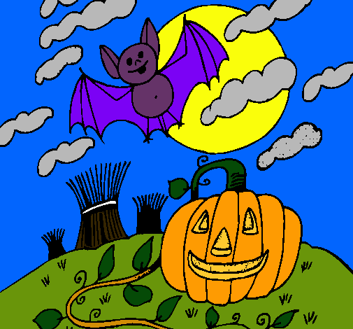 Paisaje de Halloween