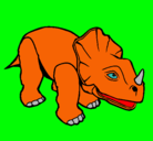 Dibujo Triceratops II pintado por thomas1