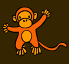 Dibujo Mono pintado por alexito