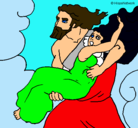 Dibujo El rapto de Perséfone pintado por luis