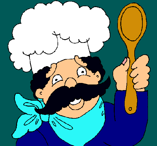 Chef con bigote