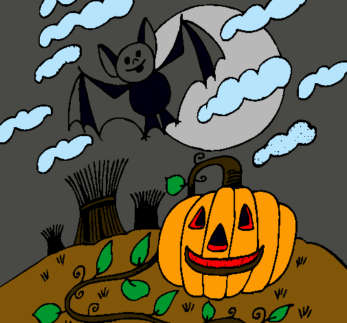 Paisaje de Halloween