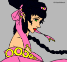 Dibujo Princesa china pintado por Jacqui