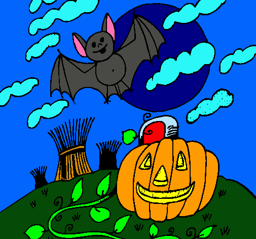 Paisaje de Halloween