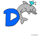 Dibujo Delfín pintado por didac