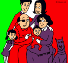 Dibujo Familia pintado por familiacopero