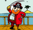 Dibujo Pirata a bordo pintado por sarabely
