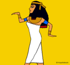 Dibujo Bailarina egipcia  pintado por ingridsantanamederos