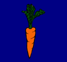 Dibujo zanahoria pintado por pablod