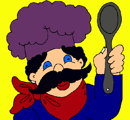 Chef con bigote