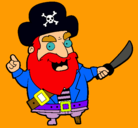 Dibujo Pirata pintado por nicolas