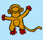 Dibujo Mono pintado por michqa