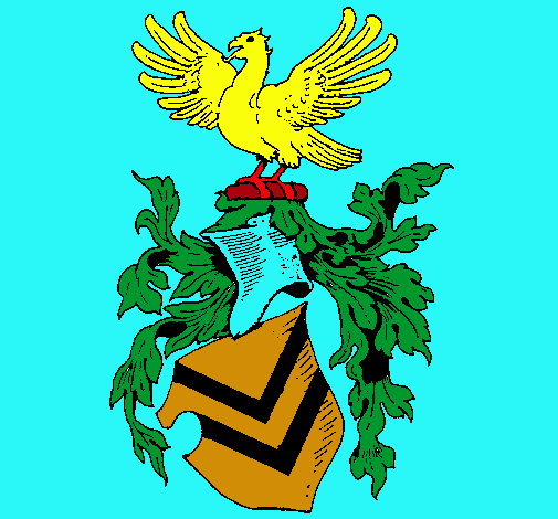 Escudo de armas y aguila 