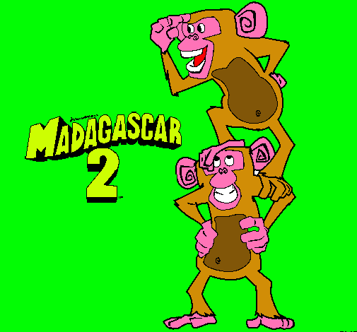 Madagascar 2 Manson y Phil