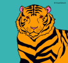 Dibujo Tigre pintado por alexis